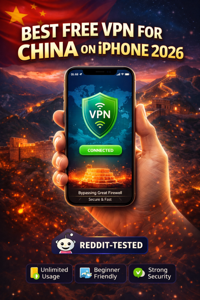 Best Free VPN for China on iPhone 2026