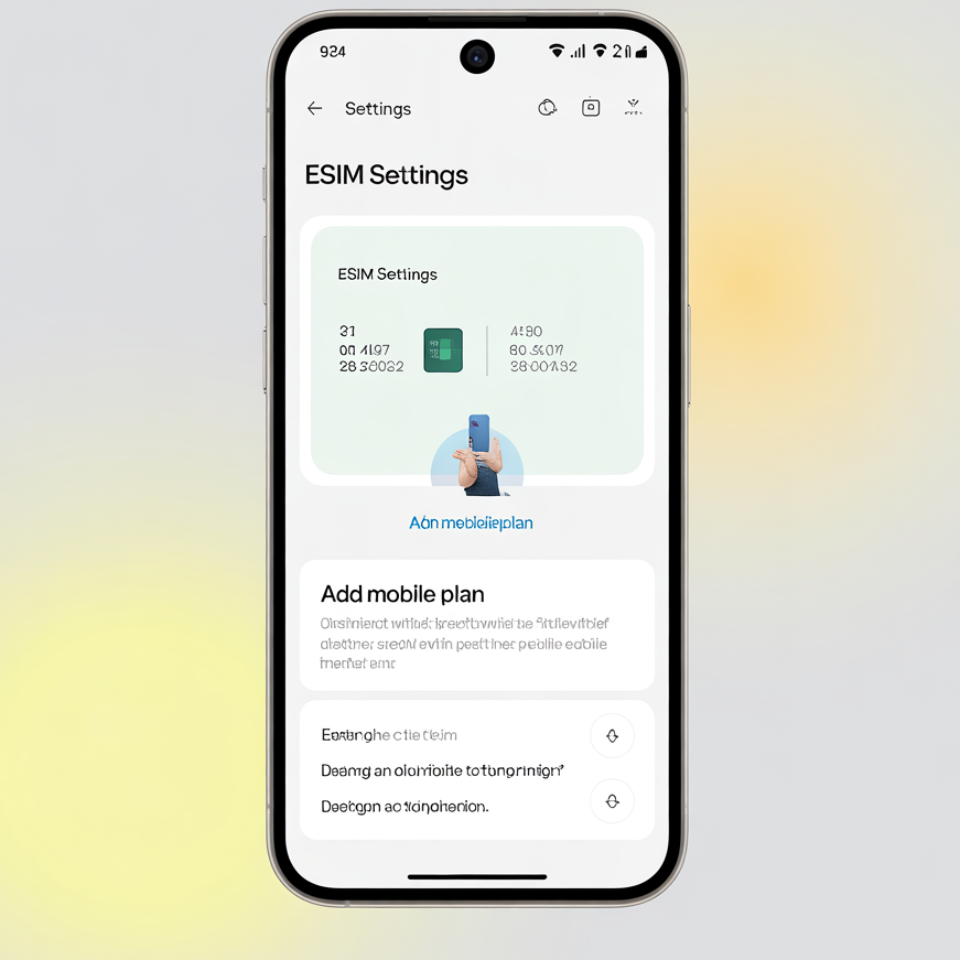 How to set up eSIM on a new Android Phone