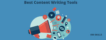Graphic of content writing tools 2026