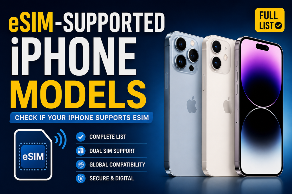 eSIM-supported iPhone Models in 2026