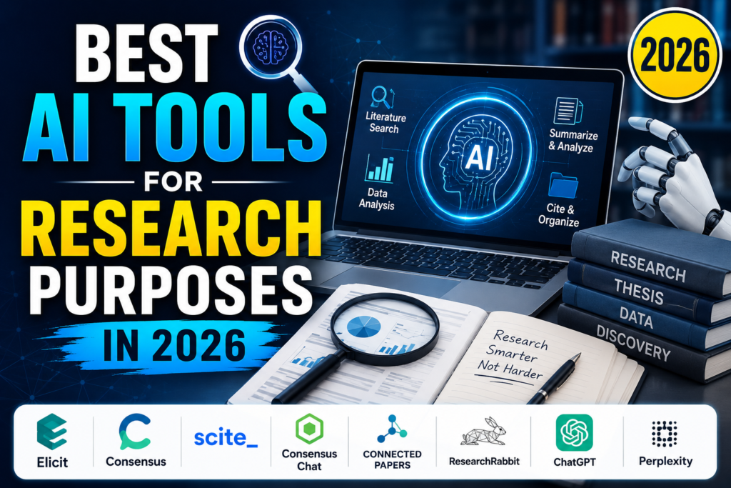 Best AI Tools for Research Purposes in 2026